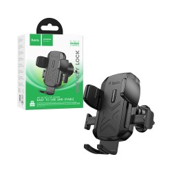 Hoco Car Phone Holder H64 Gamble for Air Outlet Black Hoco Car Phone Holder H64 Gamble for Air Outlet Black